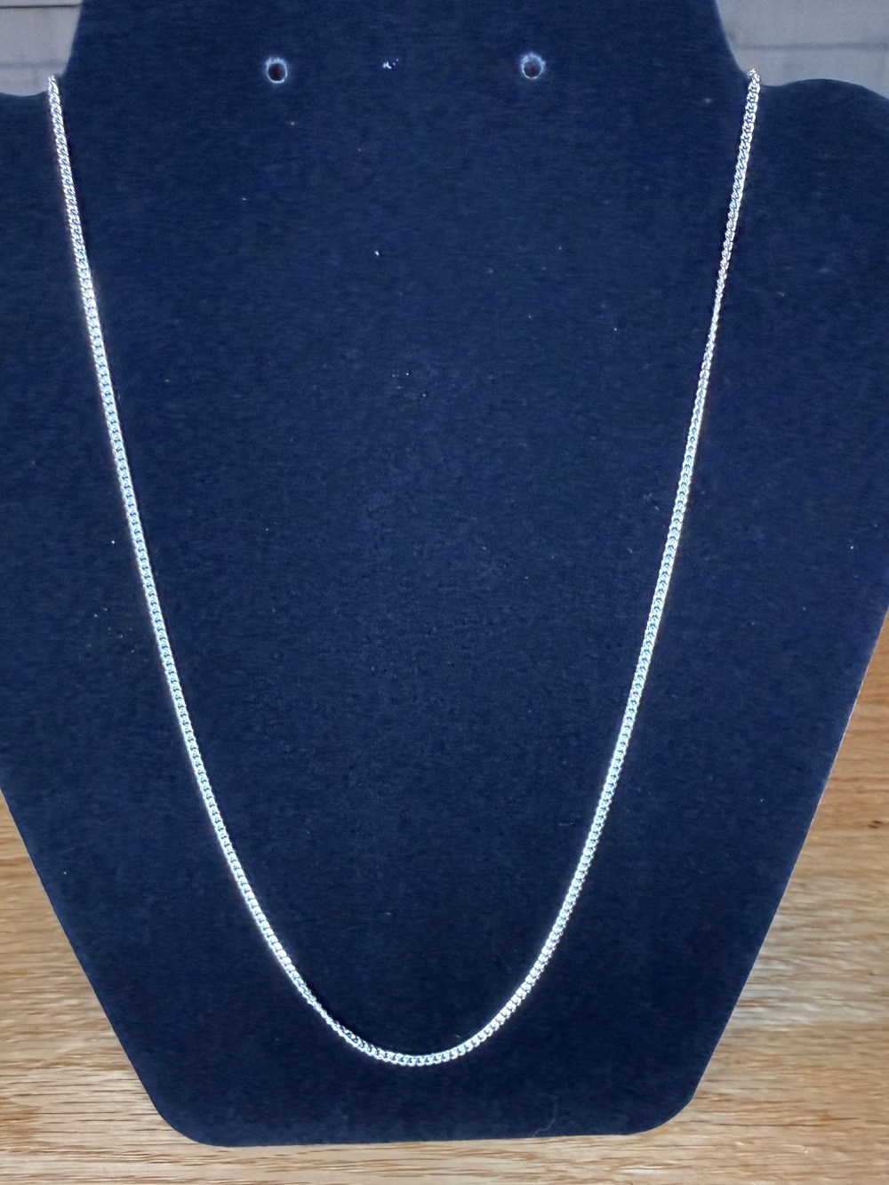 NEW 18K White Gold Filled Micro Cuban Chain 20”